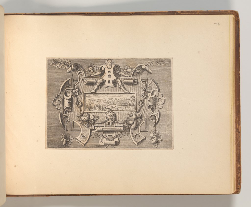 Gravure d'architecture utopique